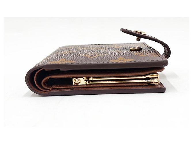 Billetera Monogram Louis Vuitton con compartimento para monedas Castaño - vista 6