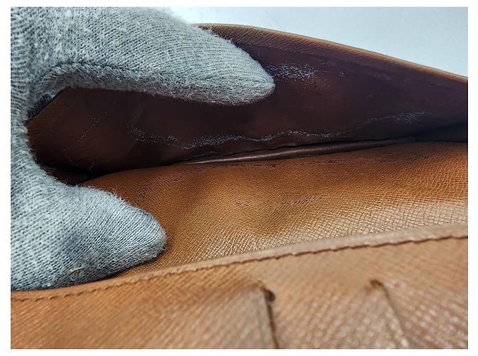 Cartera larga Monogram Louis Vuitton Castaño - vista 14