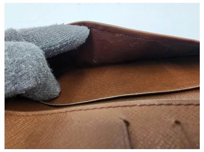 Cartera larga Monogram Louis Vuitton Castaño - vista 15