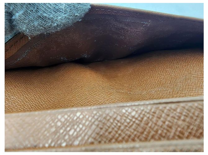 Cartera larga Monogram Louis Vuitton Castaño - vista 16