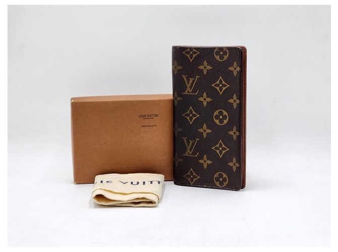Cartera larga Monogram Louis Vuitton Castaño - vista 4