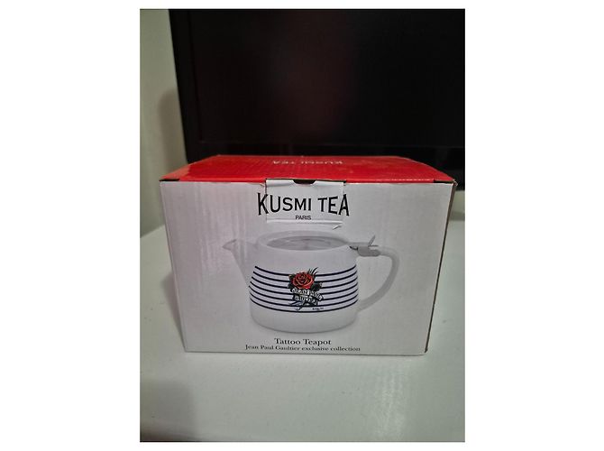 Théière Jean Paul Gaultier x Kusmi Blanc Rouge Bleu - vue 7