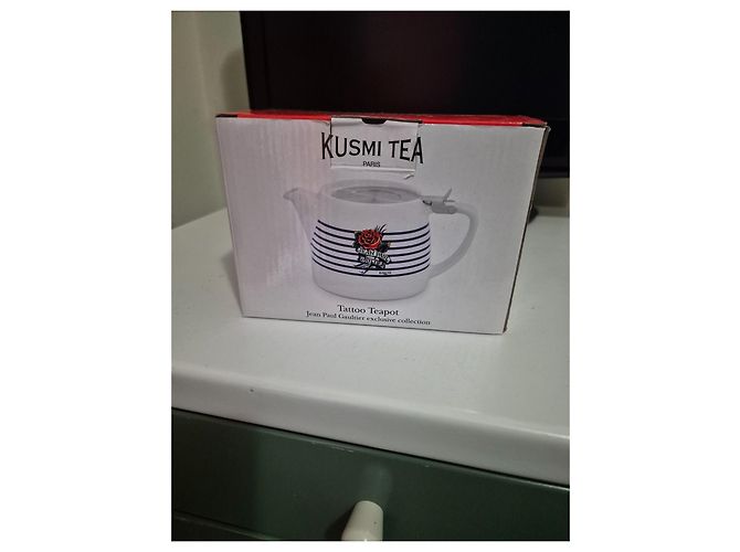 Théière Jean Paul Gaultier x Kusmi Blanc Rouge Bleu - vue 8