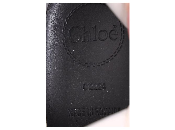 Botas de lluvia Chloé Betty en goma nude Castaño Carne - vista 14