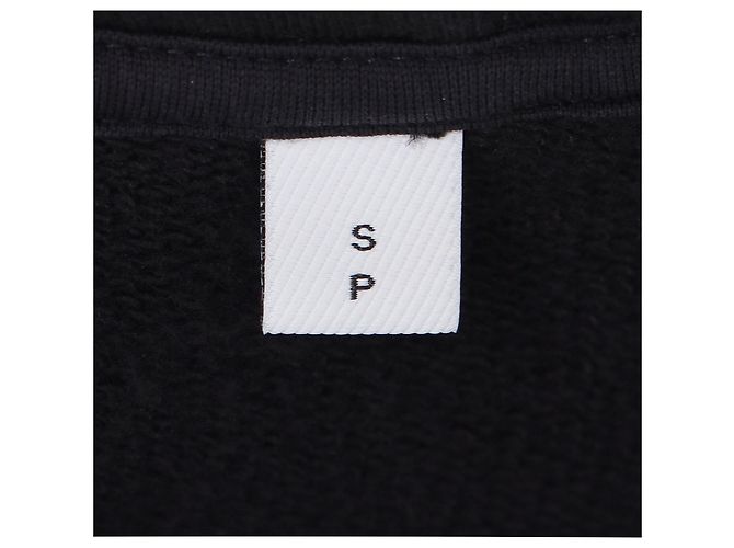 Burberry Aubree Logo Kapuzenpullover mit Reißverschluss aus schwarzer Baumwolle - Ansicht 5