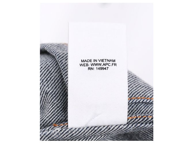 Apc Chaqueta Chore de Botones A.P.C. con Bolsillos en Denim de Algodón Azul - vista 10