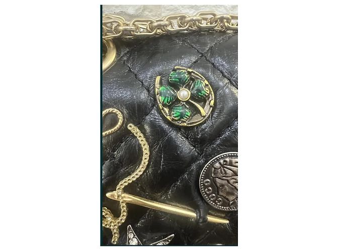2.55 Borsa a mano Chanel in pelle nera Nero - vista 15
