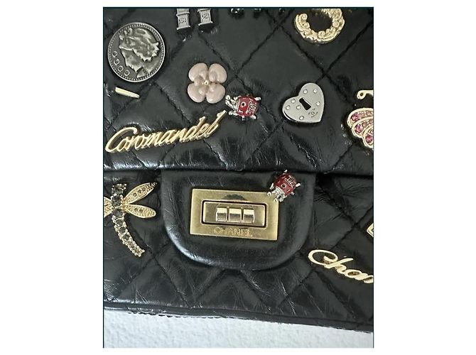 2.55 Borsa a mano Chanel in pelle nera Nero - vista 4