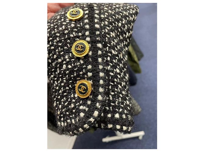 Cambon Chanel Boucle-Jacke 1993 Schwarz - Ansicht 6