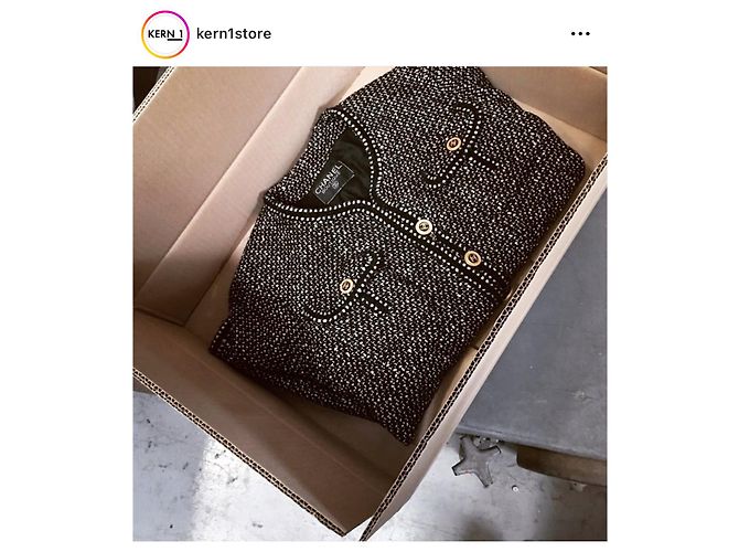 Cambon Chanel Boucle-Jacke 1993 Schwarz - Ansicht 8