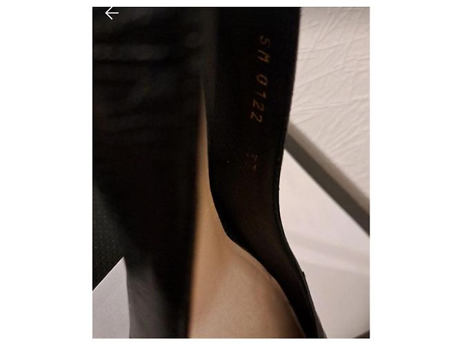 Décolleté Christian Dior in pelle nera 10,5 cm Nero - vista 8
