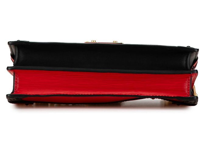 Borsa Clutch Epi Trunk di Louis Vuitton Nero Rosso - vista 3