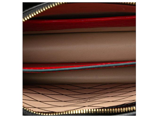 Borsa Clutch Epi Trunk di Louis Vuitton Nero Rosso - vista 5