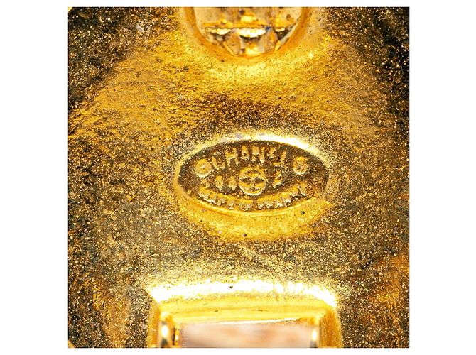 Orecchini a clip placcati in oro Chanel Coco Mark D'oro - vista 3