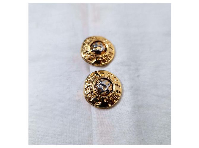 Vintage Chanel Ohrringe Golden - Ansicht 2