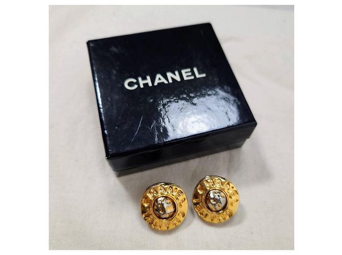 Vintage Chanel Ohrringe Golden - Ansicht 6