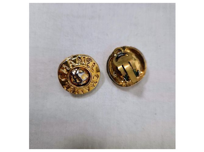 Vintage Chanel Ohrringe Golden - Ansicht 8