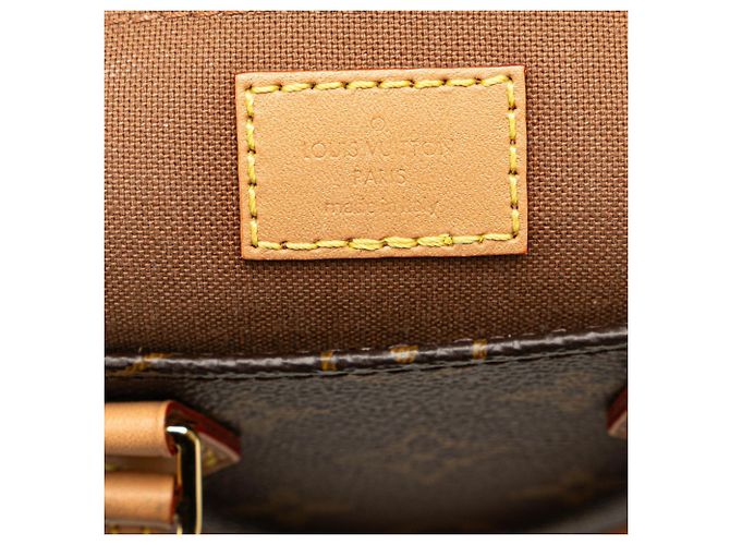 Borsa Petite Sac Plat Monogramma Louis Vuitton Marrone - vista 5