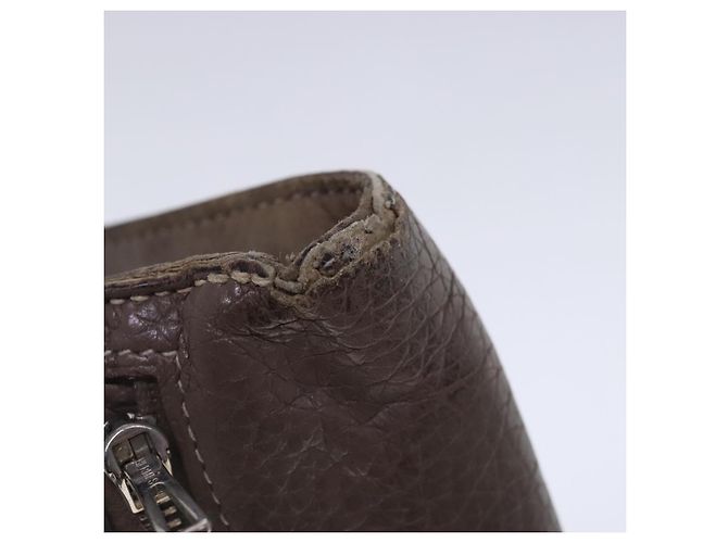 Hermès HERMES Dogon Long Long Wallet Pelle Marrone Auth bs18715 - vista 5