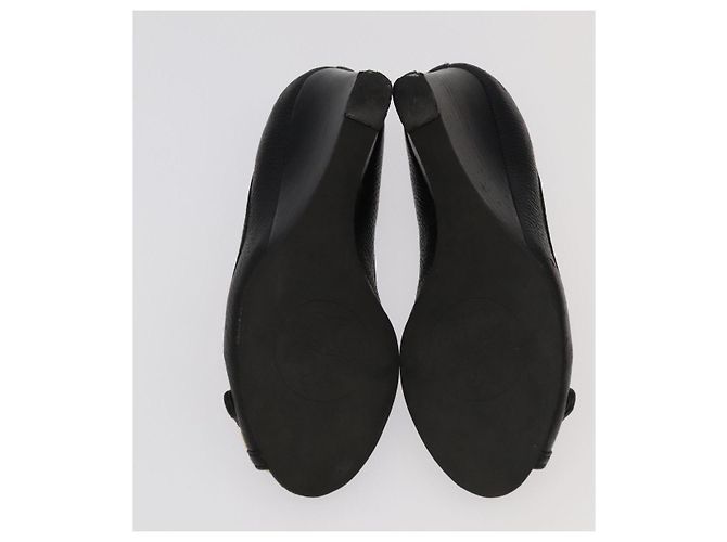 TORY BURCH Pumps Leder 2Set Schwarz Auth ti2175 - Ansicht 6