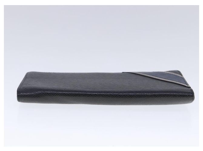 LOUIS VUITTON Taiga Brazza Portafoglio Lungo Ardoise M64012 Auth bs18707 Grigio - vista 3