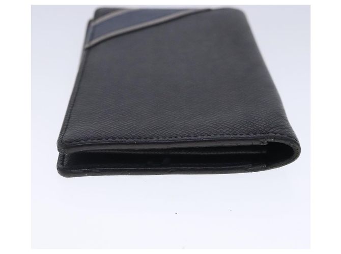 LOUIS VUITTON Taiga Brazza Portafoglio Lungo Ardoise M64012 Auth bs18707 Grigio - vista 5