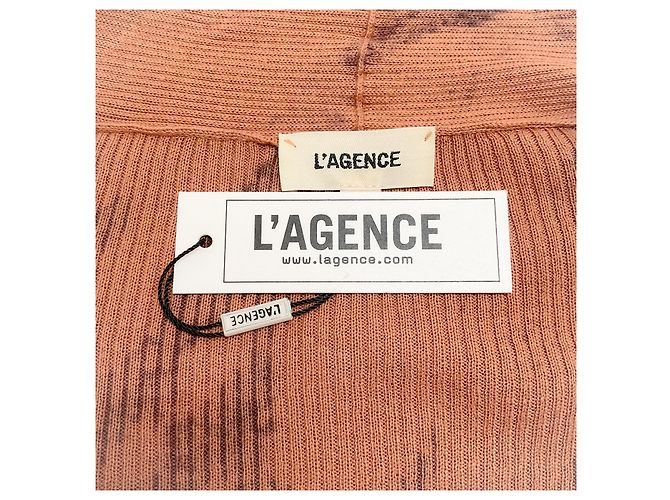 Der Beige Tie Dye Mahika Duster Cardigan von L'Agence - Ansicht 4