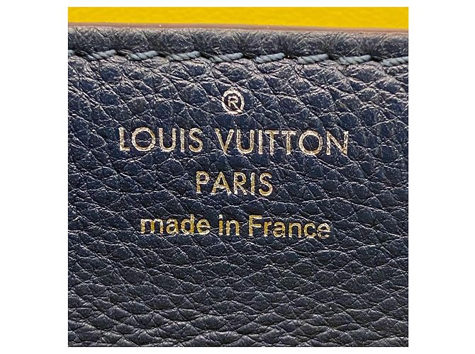 Louis Vuitton Borsa in pelle Vivienne S Rock Marrone Blu Giallo - vista 6