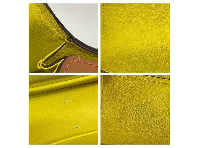 Louis Vuitton Borsa in pelle Vivienne S Rock Marrone Blu Giallo - vista 8