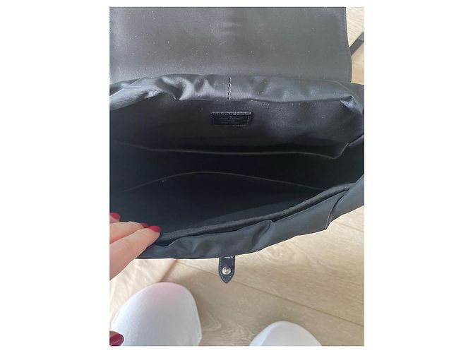 Borsa Louis Vuitton Christopher slim Nero - vista 8