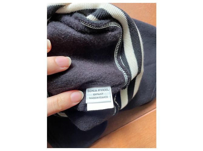 Sonia Rykiel Rock Schwarz Weiß Jersey Baumwolle 14 Jahre - Ansicht 5