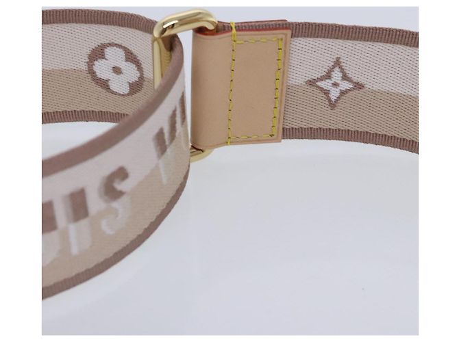 LOUIS VUITTON Adjustable For Speedy Bandouliere Strap 31.5""-44.1"" Auth ar12651 Beige - view 14