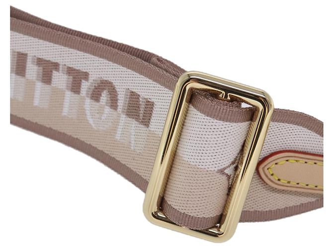 LOUIS VUITTON Adjustable For Speedy Bandouliere Strap 31.5""-44.1"" Auth ar12651 Beige - view 3