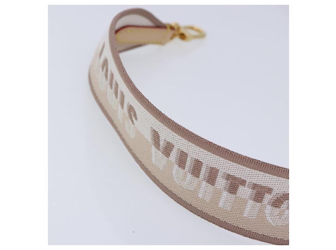 LOUIS VUITTON Adjustable For Speedy Bandouliere Strap 31.5""-44.1"" Auth ar12651 Beige - view 8
