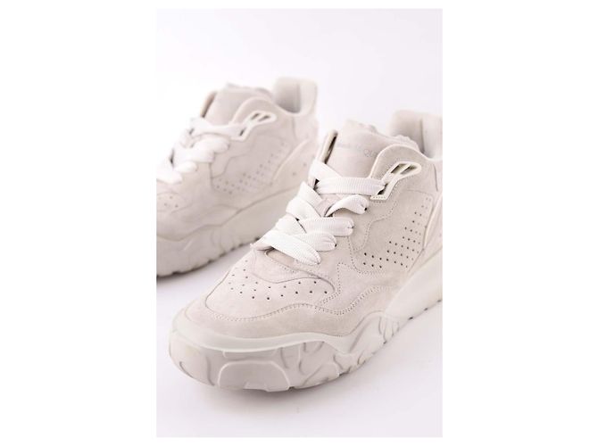 Alexander Mcqueen Sneakers in scamosciato Beige - vista 4