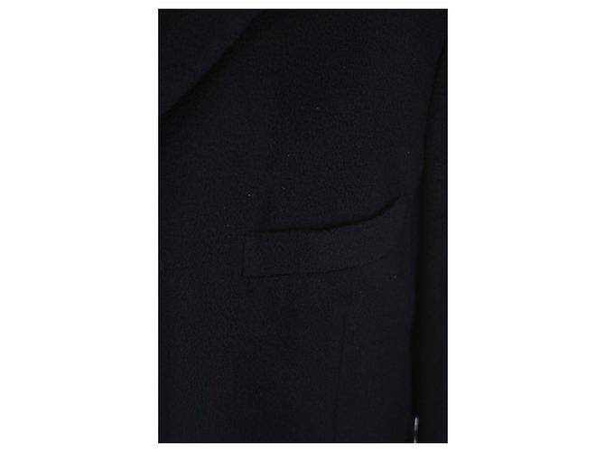 Hermès Kaschmirmantel Blau - Ansicht 3