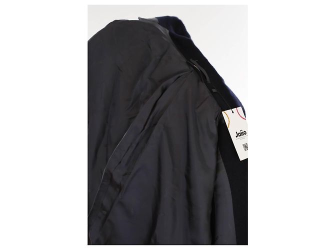 Hermès Kaschmirmantel Blau - Ansicht 6