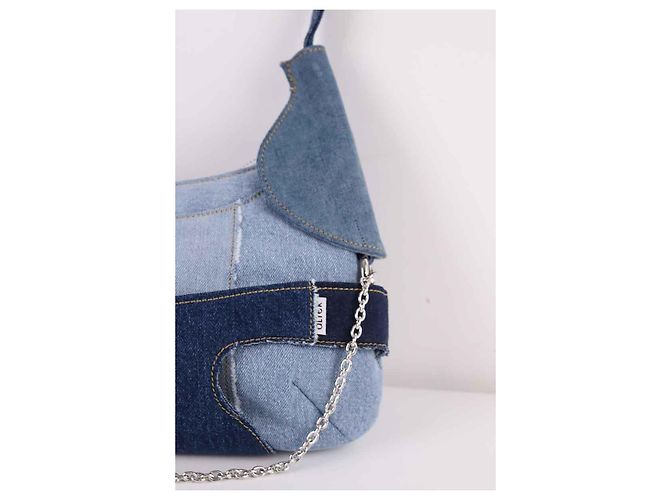 Walter Steiger Sac Culotte borsa in denim blu - vista 4