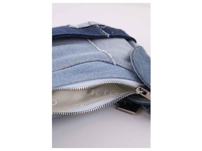 Walter Steiger Sac Culotte borsa in denim blu - vista 6