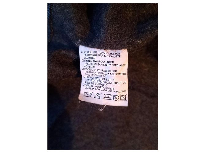 Ventcouvert Oversized weiche schwarze Lammlederjacke, hergestellt in Frankreich - Ansicht 8