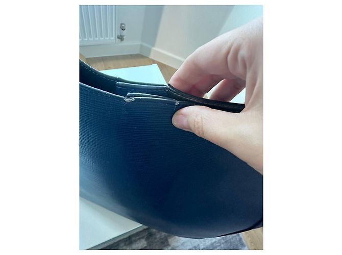 Set di due borse a mano Trussardi in pelle blu scuro - vista 4