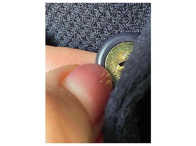Chanel Black Wool Jacket Double CC Buttons - view 3