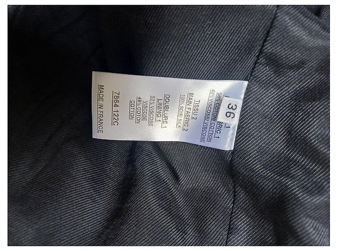 Balmain Samtjacke mit Punkten in Schwarz - Ansicht 6