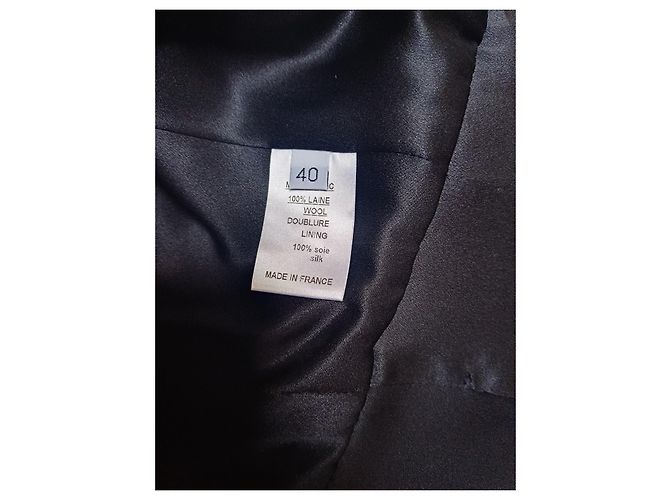 Balmain Tailcoat Blazer Schwarz Wolle - Ansicht 6