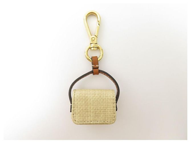 FENDI MINI TASCHEN-KEYRING BAGUETTE RAPHIA CHARME - Ansicht 2