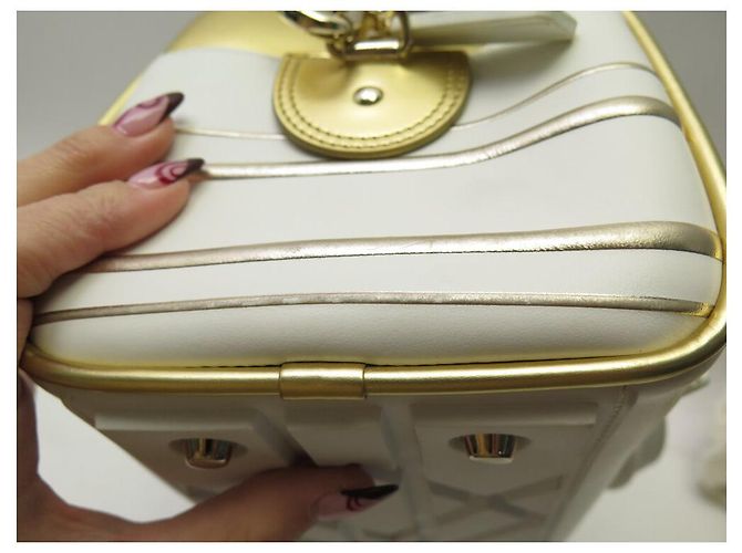 NUOVA BORSA A MANO CHRISTIAN DIOR VIBE IN PELLE CANNAGE BORSA A TRACOLLA - vue 12