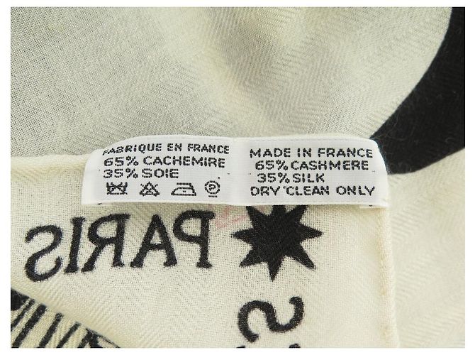 Hermès CHALE HERMES ZEBRA PEGASUS ALICE SHIRLEY SCIALLE IN CASHMERE E SETA Crudo - vista 11