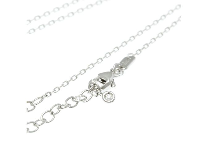 Collana Pendente in Diamante Gucci GG Running Argento - vista 6