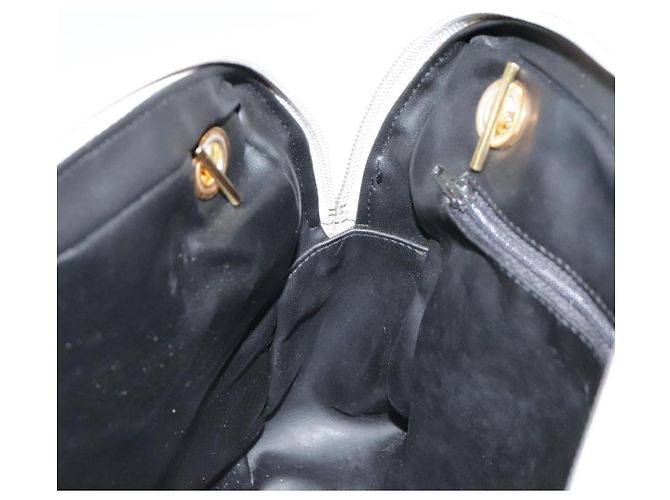 BALLY Borsa a Spalla a Catena in Pelle Bianca e Oro Auth ti2171 Bianco D'oro - vista 19