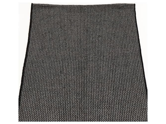 Sciarpa in lana nera VERSACE Auth am6943 Nero - vista 6